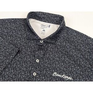 Johnnie O Shirt Mens XL Performance Polo Scuba Beer Drink Golf Embroidery UPF 50